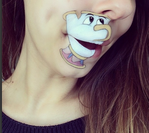 Yüzüne yaptığı makyajla ünlü oldu - Resim: 1