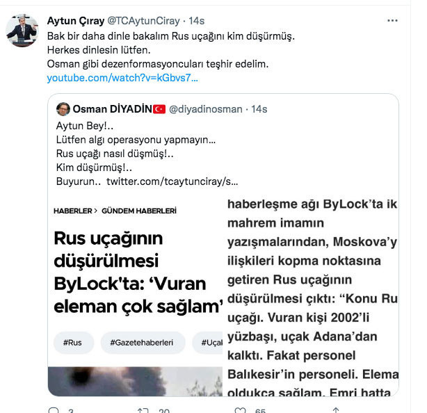 İyi Partili Aytun Çıray ile yazar Osman Diyadin fena kapıştı - Resim: 2