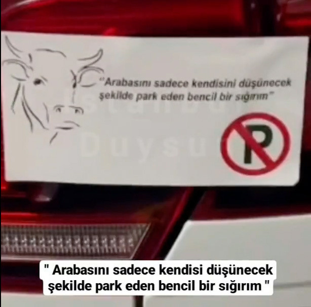 AVM'de hatalı park eden sürücülere kesilen ceza gündem oldu öyle bir yazı astılar ki - Resim: 0