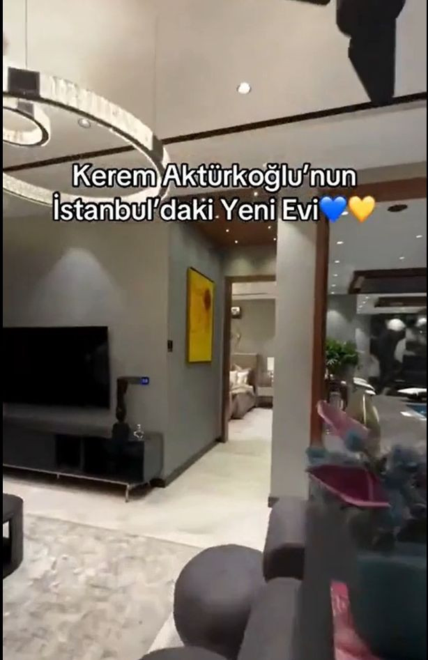 Ünlü Futbolcu Kerem Aktürkoğlu'nun İstanbul'daki evi görüntülendi! Lüks evde yok yok... - Resim: 2