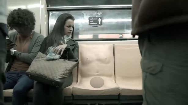 Metrolara 'Penisli koltuk' koydular! Dünya bunu da gördü - Resim: 2