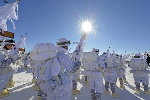 Komandolardan eksi 20 derecede nefes kesen tatbikat! - Resim: 1