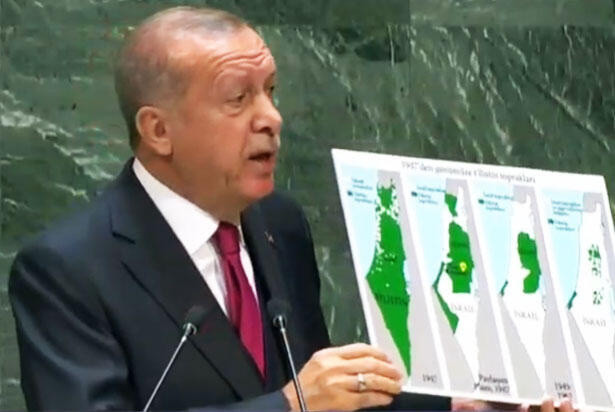 Erdoğan BM kürsüsünde sordu: "İsrail devletinin sınırları neresidir? - Resim: 2