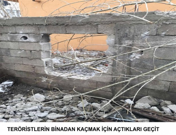  Yüksekova'da PKK'lıların terk ettiği binadan neler çıktı neler! - Resim: 1