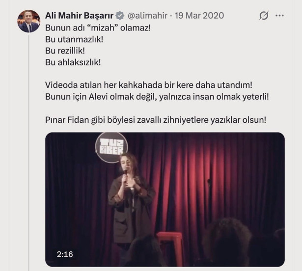 Ali Mahir Başarır'dan iki farklı tepki! Kur’an olunca 'mizah' Aleviler olunca 'rezillik' - Resim: 1
