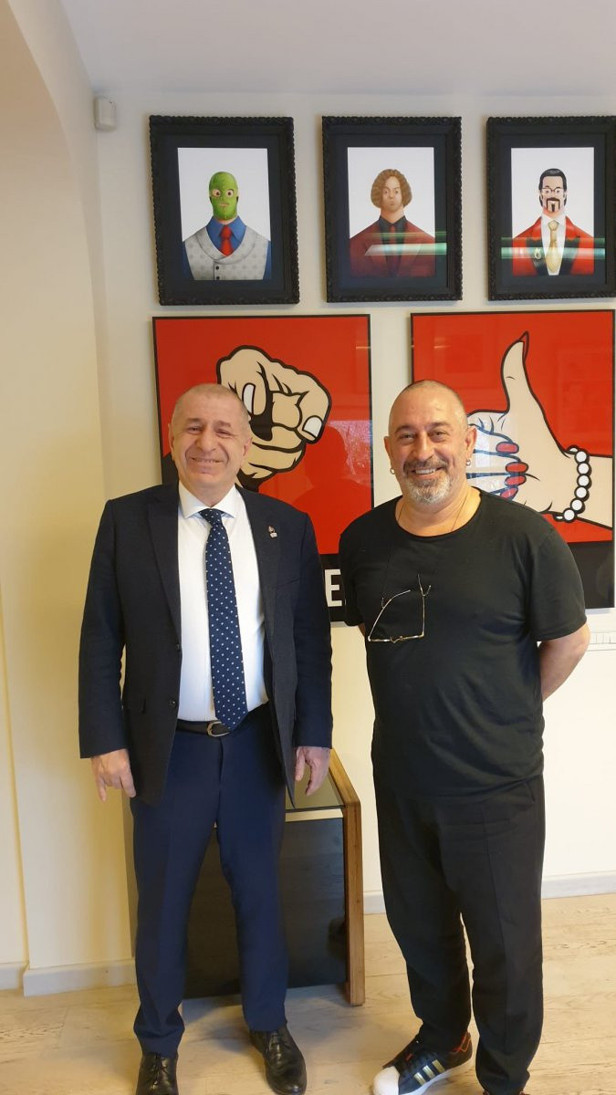 Ümit Özdağ ve Cem Yılmaz buluştu - Resim: 0