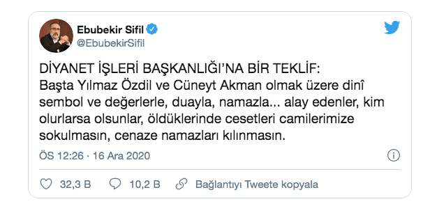 Ebubekir Sifil suç duyurusunda bulundu! Yılmaz Özdil’i ifadeye çağırıldı - Resim: 0