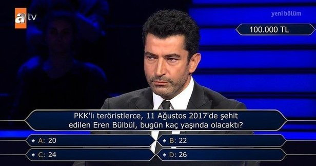 Kim Milyoner Olmak İster’de duygulandıran Eren Bülbül sorusu! Kenan İmirzalıoğlu'nun sesi titredi... - Resim: 1