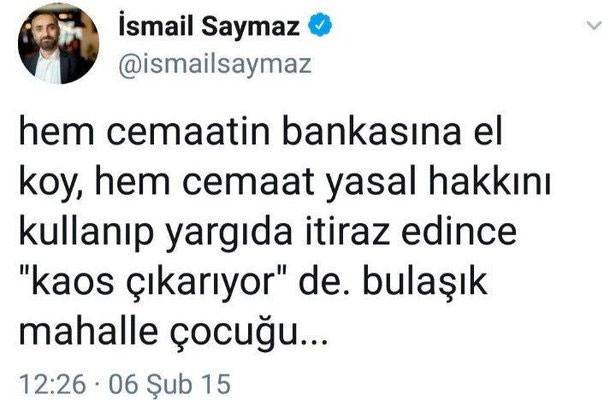 Mehmet Metiner İsmail Saymaz'ın FETÖ tweetlerini gösterince ortalık karıştı - Resim: 0