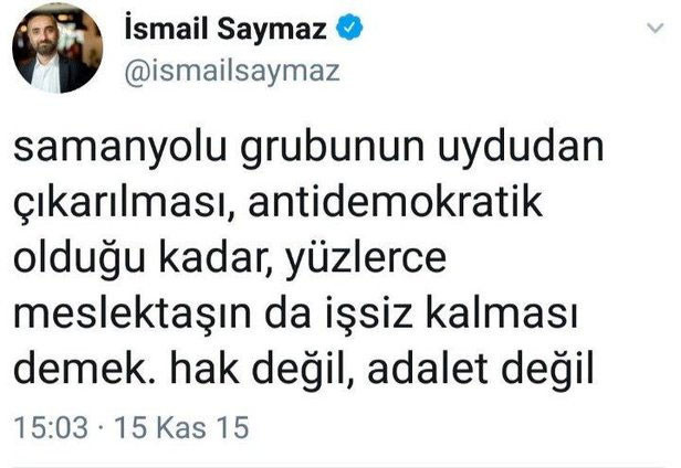 Mehmet Metiner İsmail Saymaz'ın FETÖ tweetlerini gösterince ortalık karıştı - Resim: 2