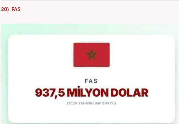 Türkiye'nin borcu açıklandı: IMF'ye en çok borcu olan ülkeler belli oldu - Resim: 14
