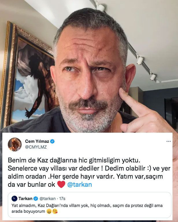 Tarkan 'yatım yok saçım boyalı' dedi Cem Yılmaz 'yatım da var saçım da' yanıtıyla espriyi patlattı - Resim: 4