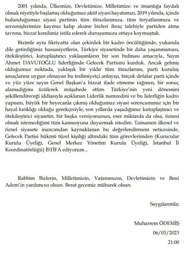 Kılıçdaroğlu aday oldu, ilk istifa geldi: "Bunun parçası olmak istemiyorum" - Resim: 1