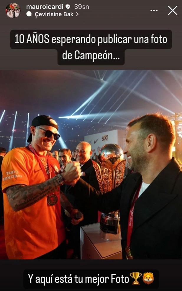 Icardi'den Fenerbahçe hakkında olay paylaşım: 10 yıldır bekliyorsunuz - Resim: 0