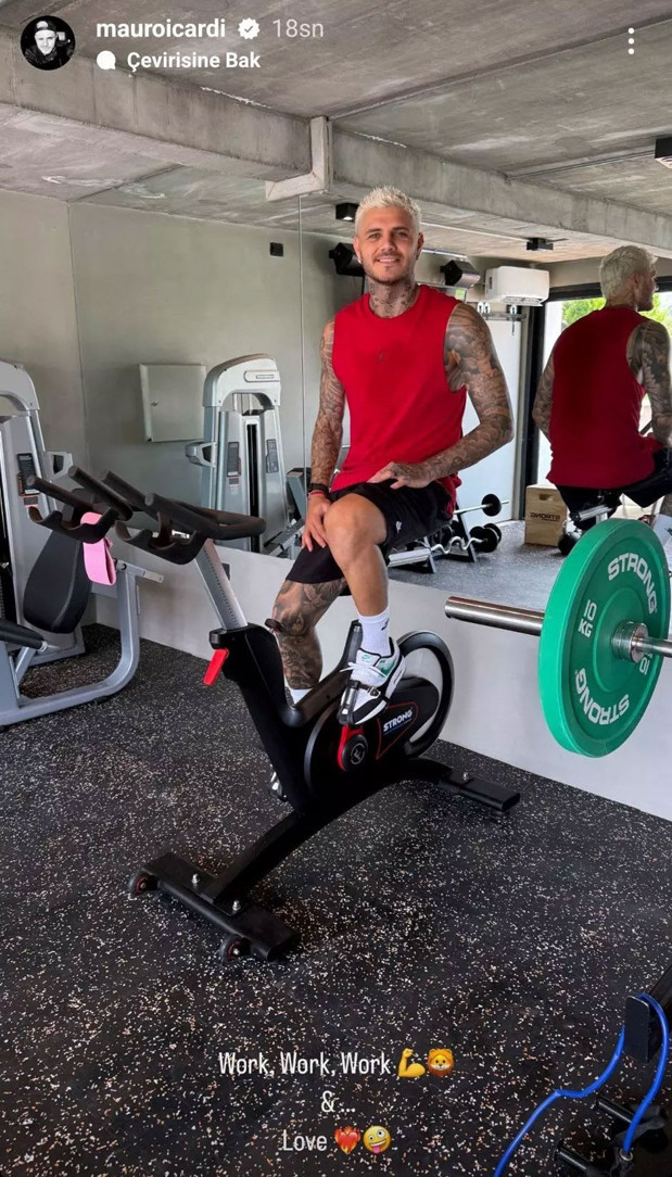 Icardi'den Galatasaray taraftarını heyecanlandıran paylaşım! - Resim: 0