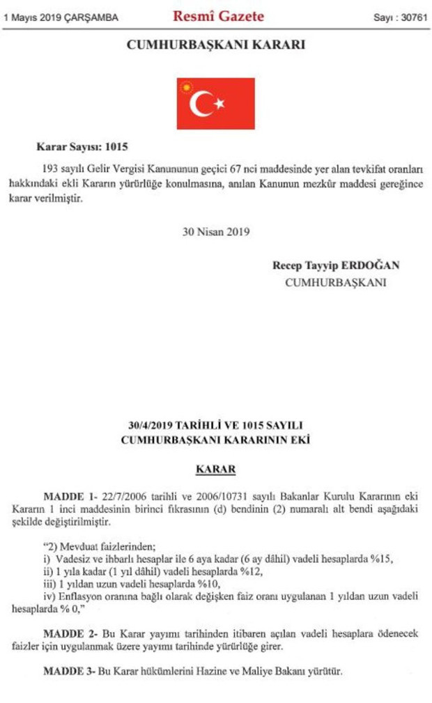 Bankada parası olanlar dikkat! Stopaj oranlarında değişikliğe gidildi - Resim: 0