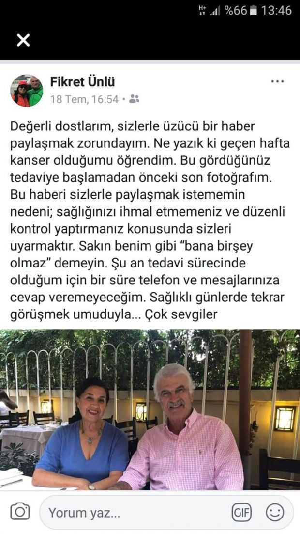 Fikret Ünlü kaç yaşında öldü eşi ve çocukları kimdir? - Resim: 1