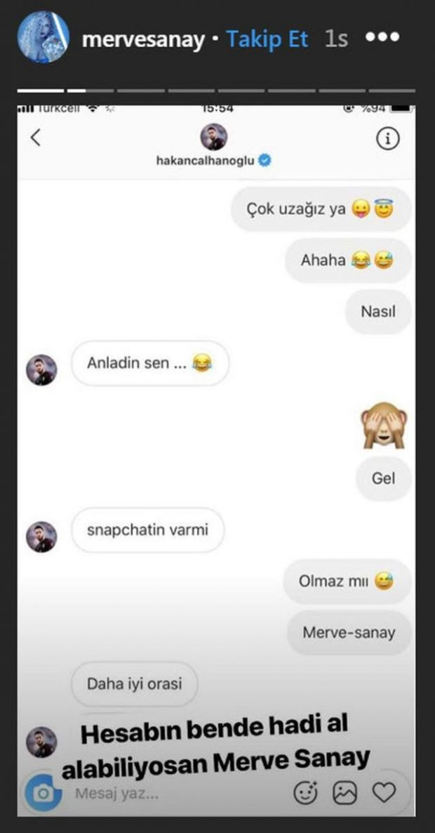 Hakan Çalhanoğlu kimdir özel mesajları ifşa oldu Merve Sanay olayı! - Resim: 1
