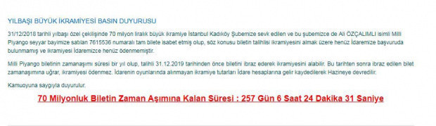 70 milyonluk büyük ikramiye için geri sayım başlatıldı - Resim: 0