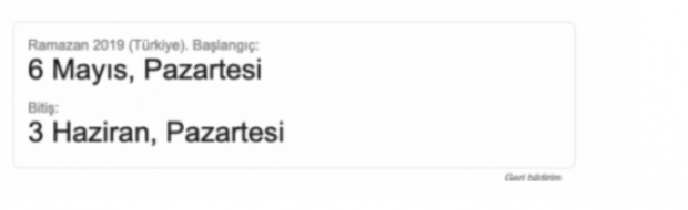 Ramazan ne zaman 2019 Diyanet ilk oruç hangi gün? - Resim: 0