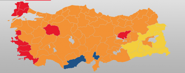 Seçim sonrası haritanın rengi değişti - Resim: 0