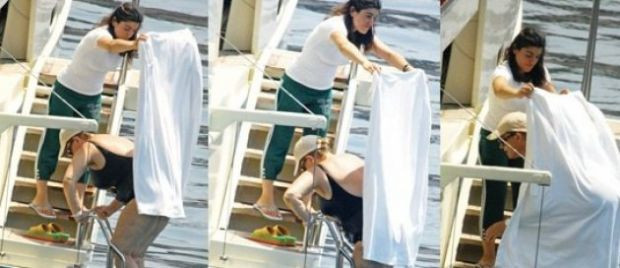 Tansu Çiller'i bornoz da kurturamadı - Resim: 2