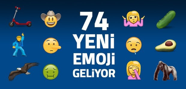 Hayatımıza girecek 74 yeni Emoji - Resim: 1
