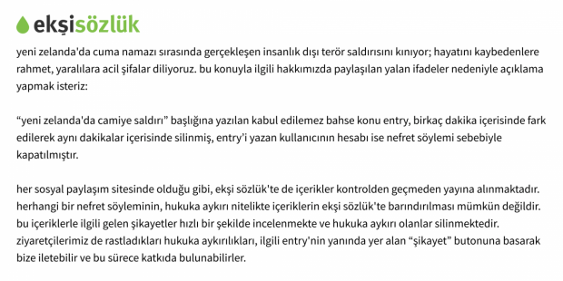 Ekşi Sözlük'te skandal "cami katliamı" paylaşımı! - Resim: 0