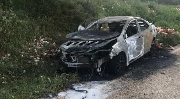 Hatay'da yanan otomobilde erkek cesedi bulundu - Resim: 1