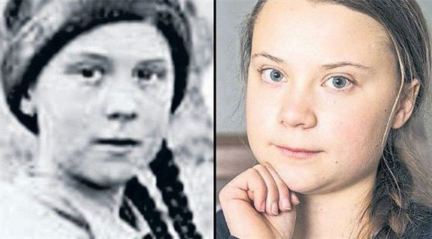 Greta Thunberg zaman yolcusu iddiası 121 yıllık fotoğraf ortalığı karıştırdı - Resim: 1