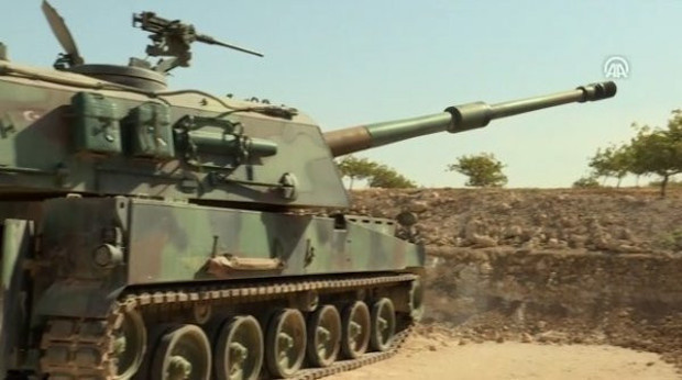 Barış Pınarı Harekatın'dan önemli anlar obüs atışları böyle yapılıyor - Resim: 0