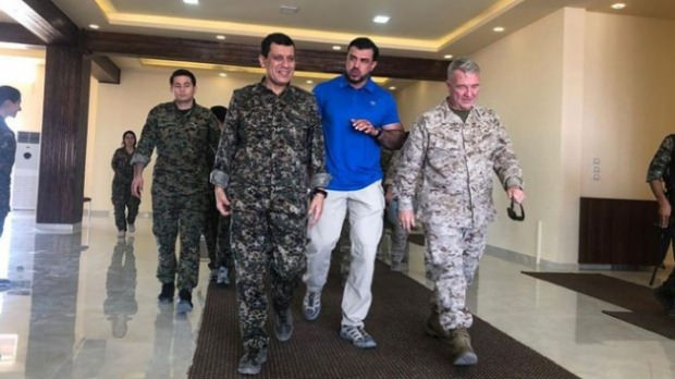 ABD'li general YPG/PKK elebaşıyla görüştü - Resim: 0