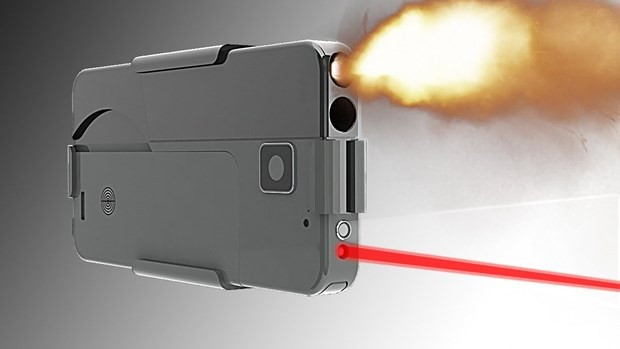 iPhone şeklinde tabanca  yapıldı! - Resim: 4