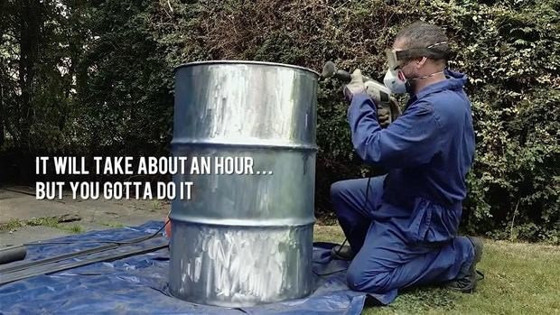 Boş varilden öyle bir şey yaptı ki aklınızın ucuna gelmez - Resim: 4