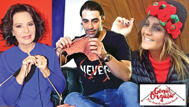 Ünlü isimler ellerine şişleri alıp örgü ördü! - Resim: 1