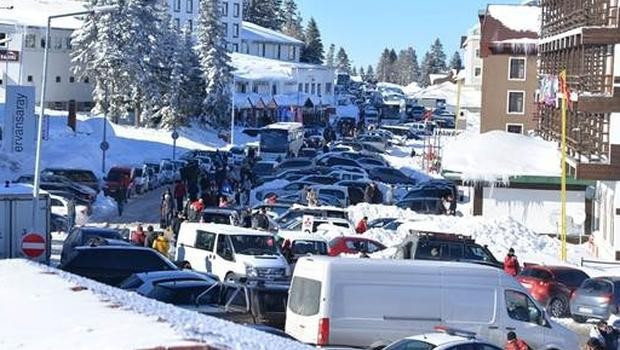 Tatilciler Uludağ'dan dönüyor - Resim: 1