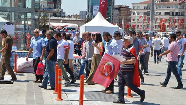 Taksim CHP mitingi için hazır! Dikkat çeken detay - Resim: 1