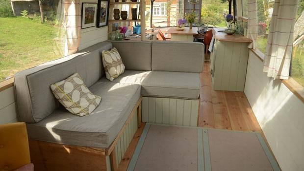 Eski otobüsten ev yaptılar - Resim: 1