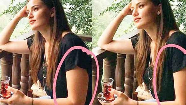 Fahriye Evcen fazla kilolarını gizlemeye çalıştı ama... - Resim: 2