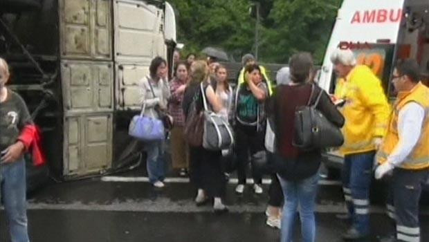 TEM'de feci kaza - Resim: 1