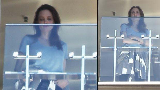 Angelina Jolie'den hüzünlü pozlar! - Resim: 1
