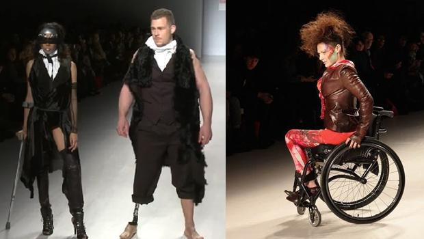 Podyuma engelli mankenler de çıktı! - Resim: 1