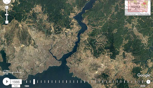 NASA yayınladı İstanbul Boğazı gün geçtikçe korku salıyor! - Resim: 4