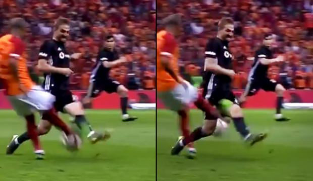 Galatasaray'ın ilk golünde Beşiktaş'tan büyük isyan! - Resim: 0