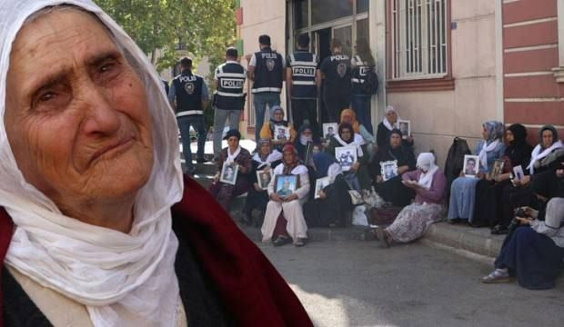 83 yaşındaki Hurinaz Ana HDP önünde eyleme başladı! - Resim: 4