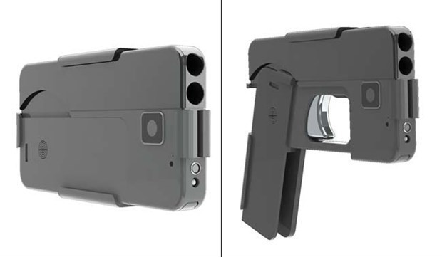 iPhone şeklinde tabanca  yapıldı! - Resim: 3