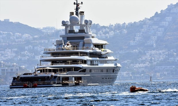 Yüzen saray Bodrum'a demir attı - Resim: 4