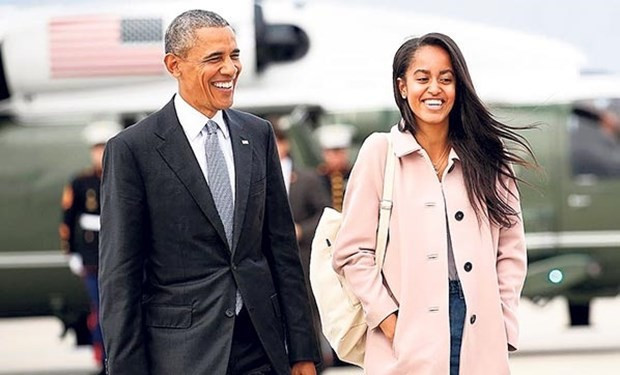 Obama'nın kızı çıldırdı yerlerde sürüklenerek yaptığına bakın - Resim: 1
