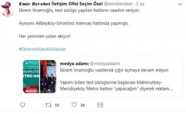 İmamoğlu yapılmış bir projeyi daha vadetti! - Resim: 1