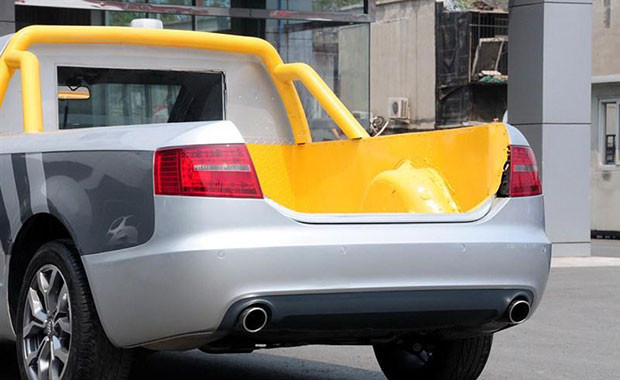 Dünyada tek Audi A6L pick-up - Resim: 4